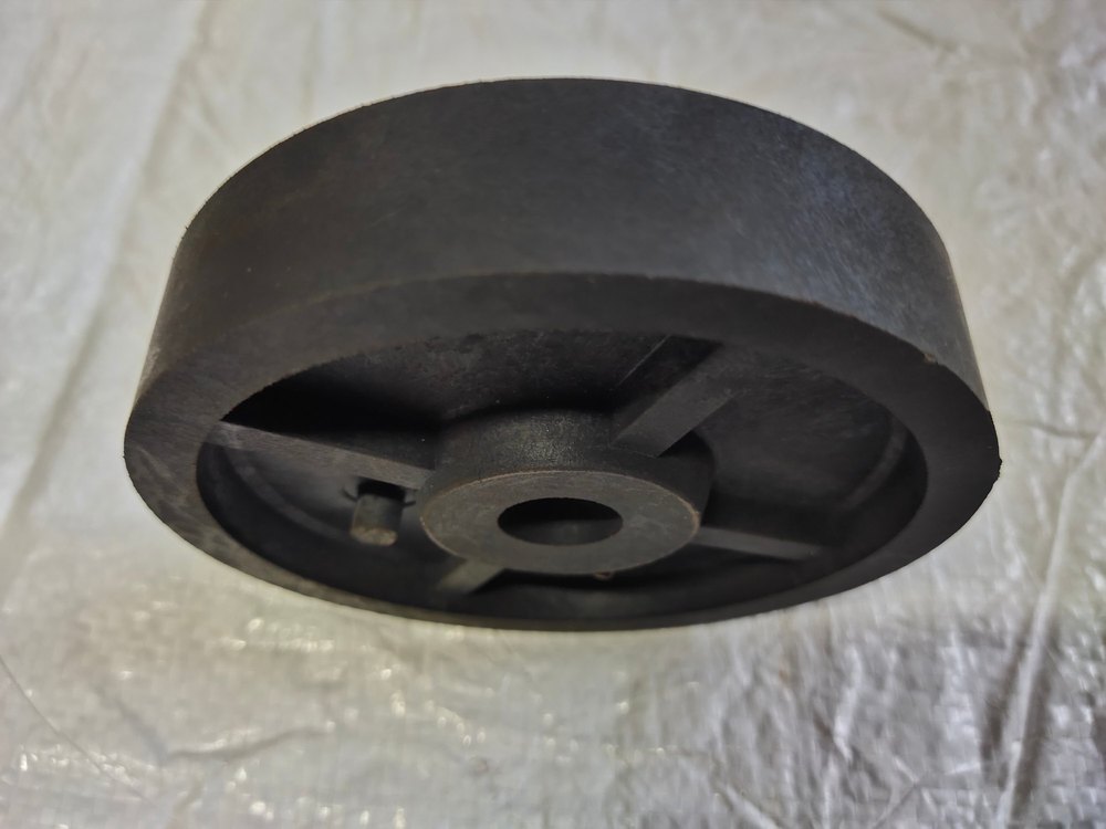 Black 4X1.5 Compressor Plastic Wheel, Load Capacity: < 100 kg