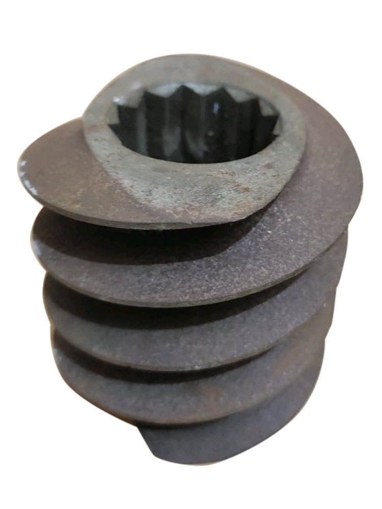 Plastic Screw Double Throw Extruder Element