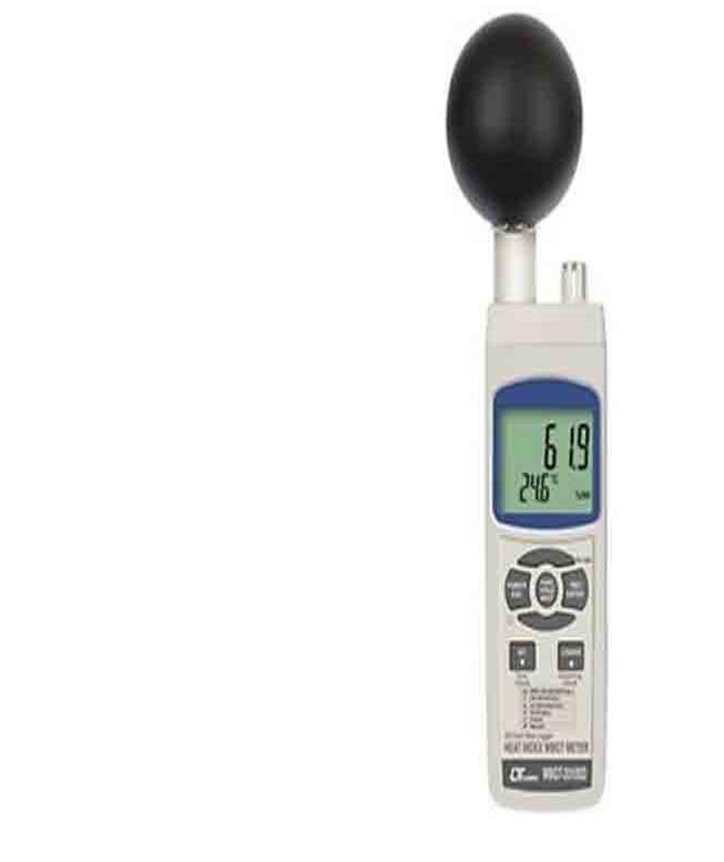 LUTRON WBGT-2010SD Heat Index Meter, For Industrial, 12 V DC