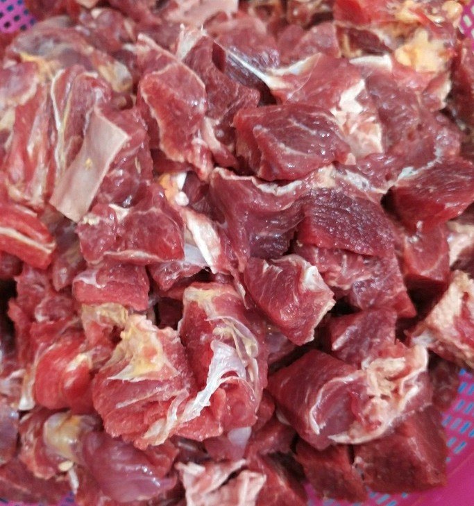 Buffalo Meat (Boneless, cubes), For Restaurant, 5kg, 2kg Packing
