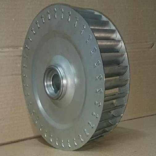 Aluminium G.I Impellers Doube Notching Single Inlet., For Industrial