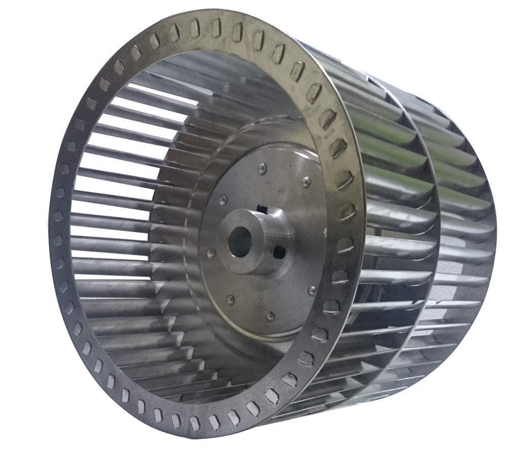 Aluminium Double Inlet Impeller, For Industrial / Air Cooling