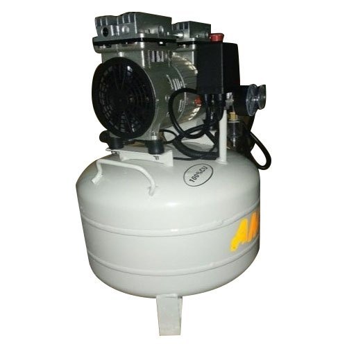 AC Single Phase Oil Free Dental Air Compressor, Air Tank Capacity: 20-25 L