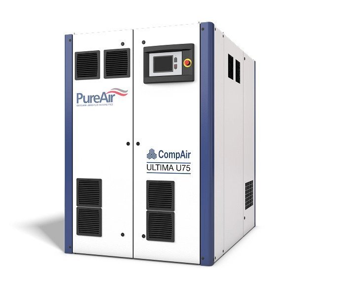 Compair AC Three Phase Oil Free Screw Compressor, Discharge Pressure: 10 Bar, Maximum Flow Rate (CFM): 6.7 To 23.9