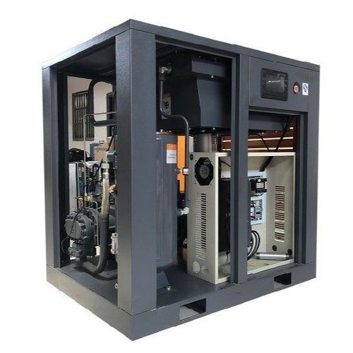 20 HP AC Three Phase Oil Injected Screw Compressor, Maximum Flow Rate (CFM): 65-1000 Cfm