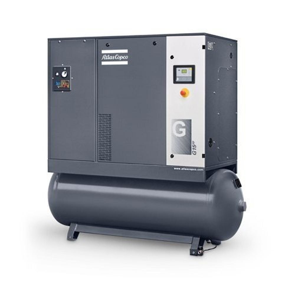 15 HP Atlas Copco Oil Free Screw Compressor, Discharge Pressure: 13 Bar, Model Name/Number: G15FF
