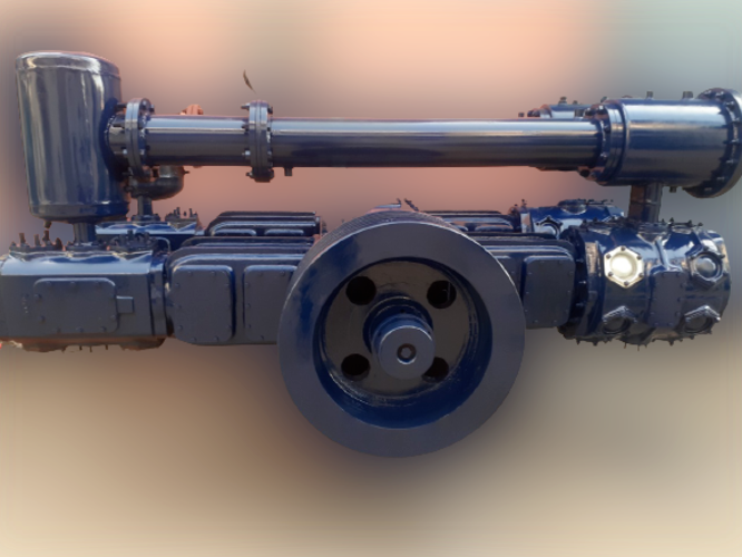 Cast Iron Carbon Dioxide Recovery System Compressor, 3 Tonnes