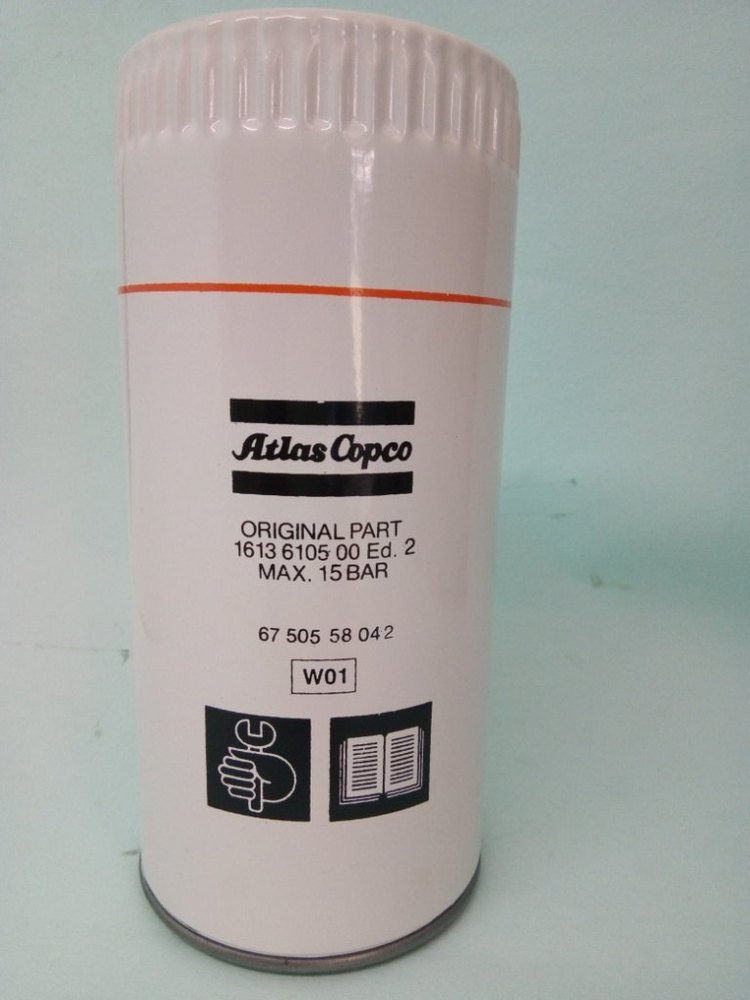 Glass Fiber Screw Compressor Oil Filter, 12 KG CM 2, Capacity: Upto 200 hp