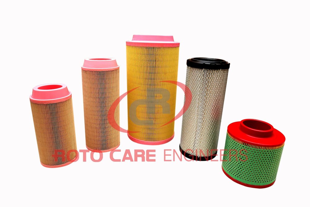 METAL PU AND PAPER Compressor Filters, 3000 Cfm