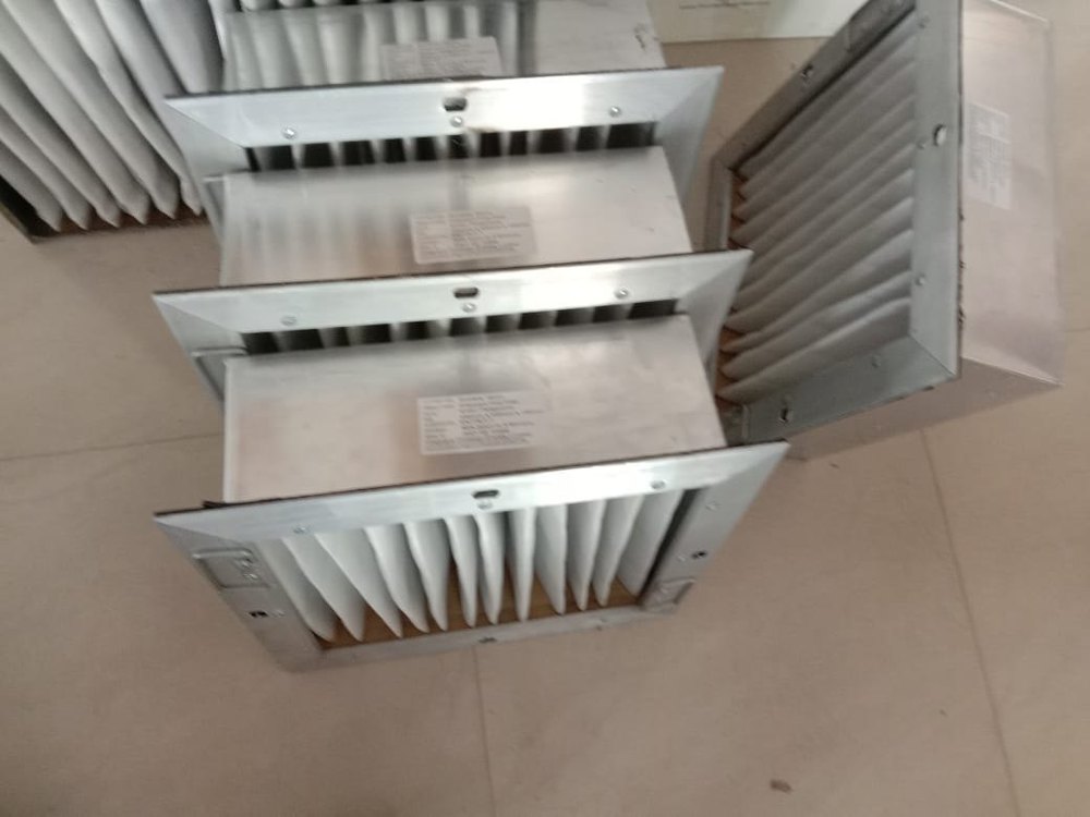 White Flange Type Air Filters