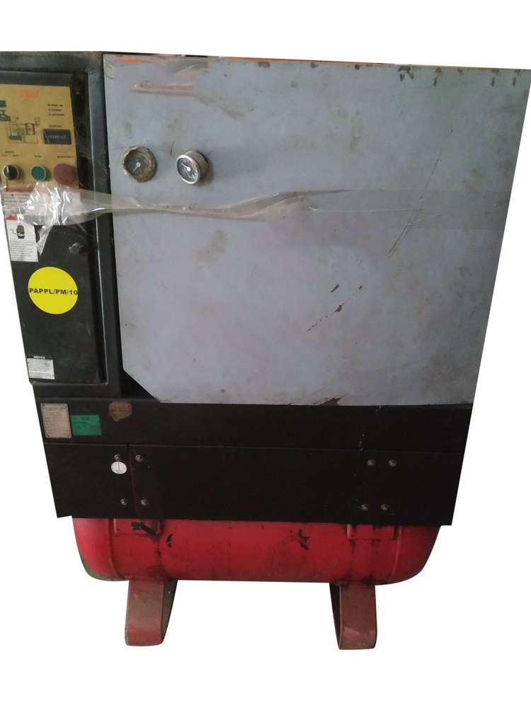 10 HP Used Rotary Air Compressor, Maximum Flow Rate: 50 cfm, Discharge Pressure: 200psi