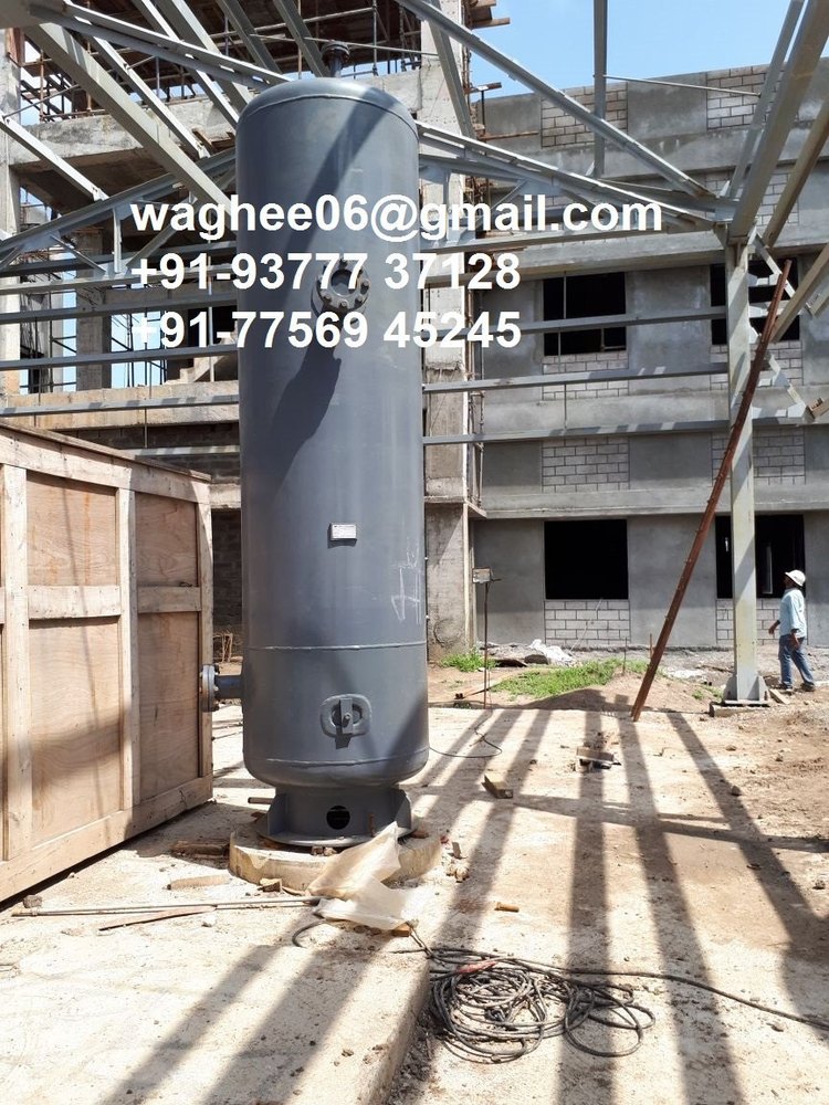 Vertical Mild Steel Air Pressure Tank, Storage Capacity: 500-1000 L, Capacity: Upto 5000 L