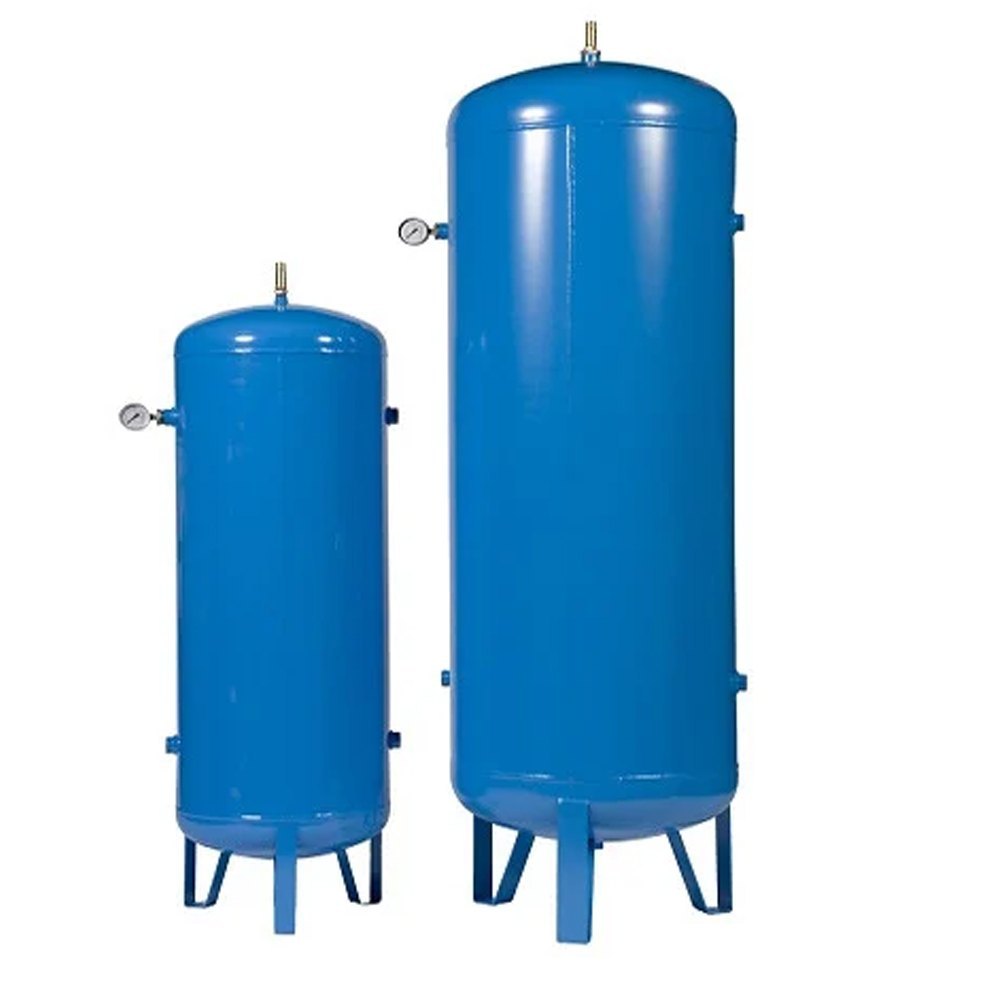 Vertical MS Air Pressure Tank, 150-200 psi, Storage Capacity: 1000-5000 L