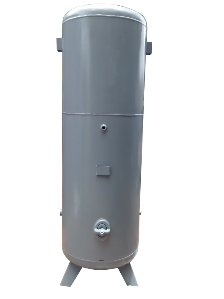 MS and SS Steel Vertical Air Receiver Tank, Volume/Capacity: 500 Liter