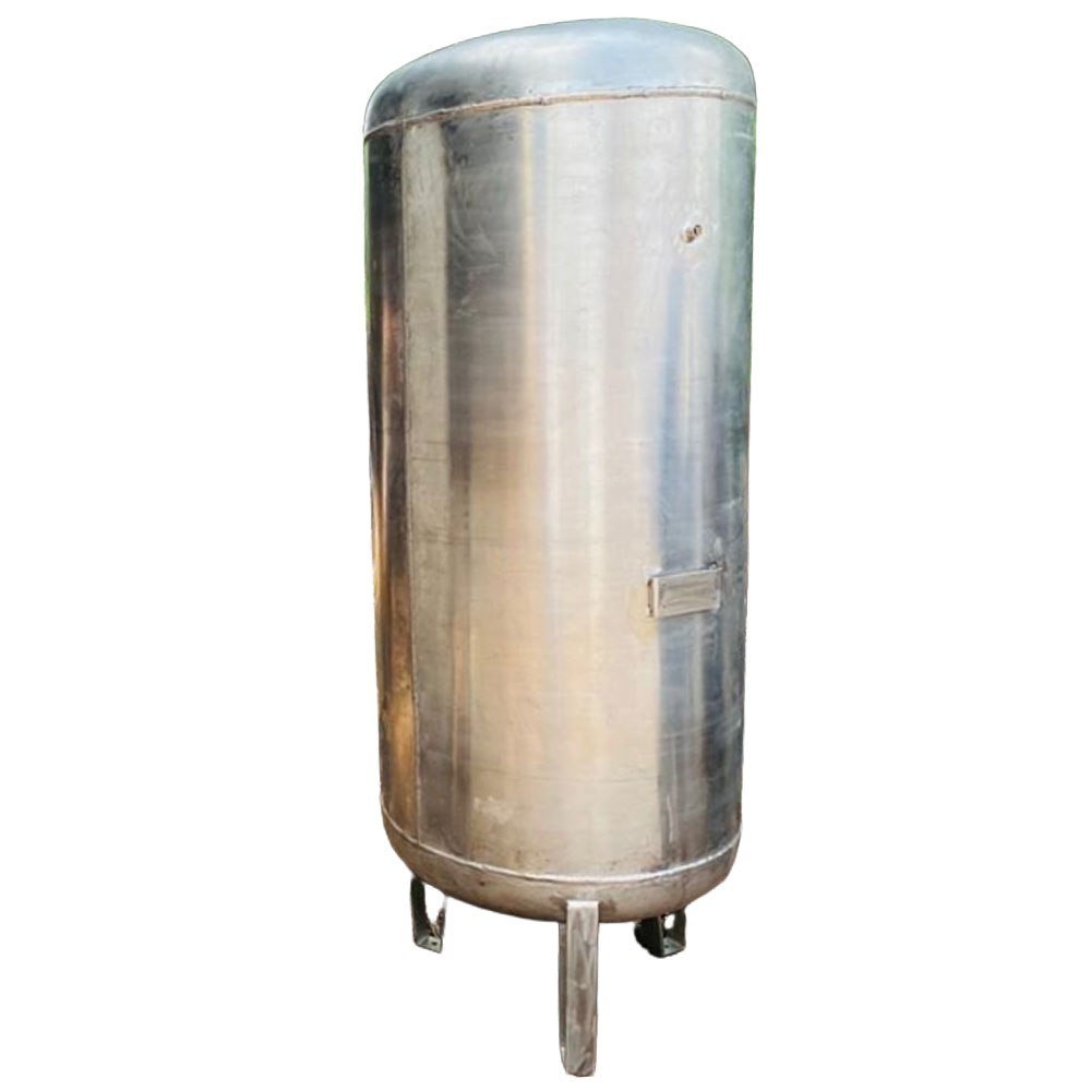 Vertical Stainless Steel Air Receiver Tank, 10 Bar, Storage Capacity: 500 litre