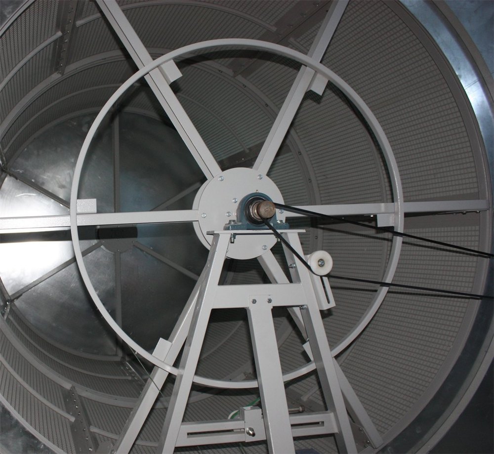 Synthetic Fiber SS, Aluminium Rotary Air Filter, Automation Grade: Semi-Automatic