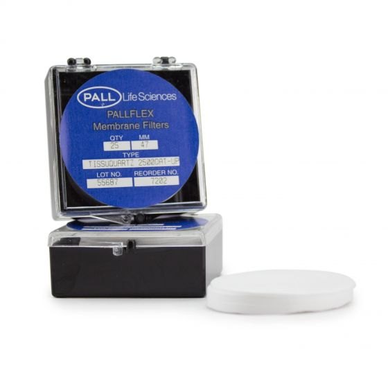 PALL USA Filter Pallflex Membrane, For Emission Testing, White
