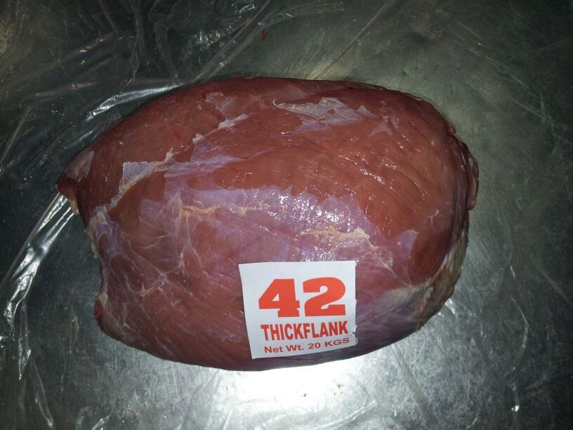 Buffalo Thick Flank Meat, For export