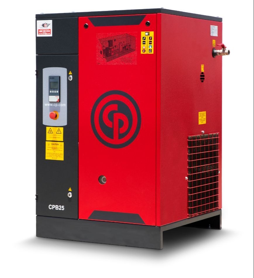 Chicago Pneumatic 25 HP Rotary Screw Compressor, Discharge Pressure: 7 Bar, Model Name/Number: CPB25