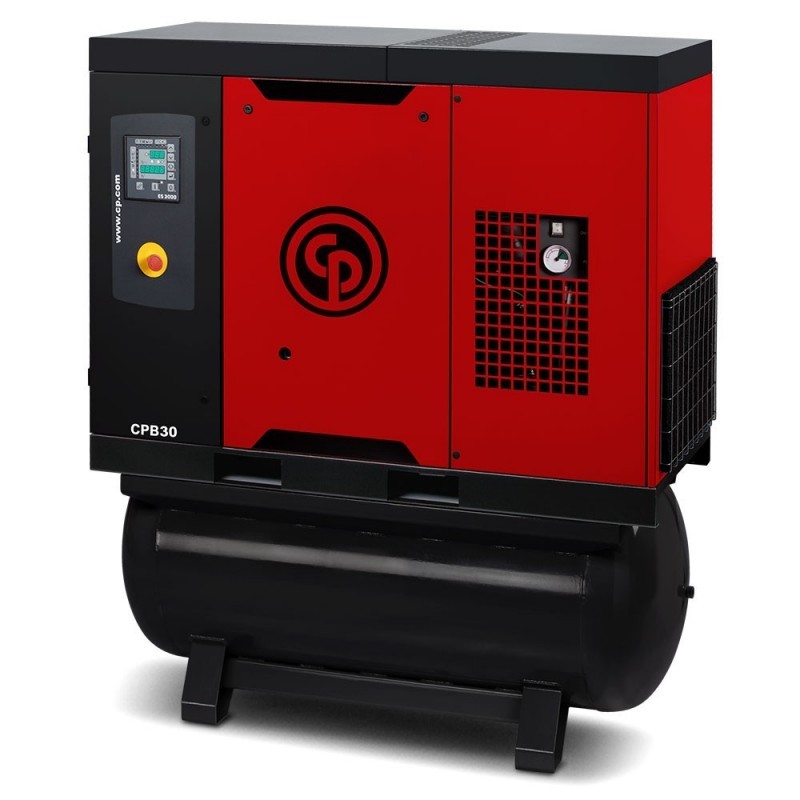Chicago Pneumatic Silent Screw Air Compressor, Maximum Flow Rate: 114 CFM