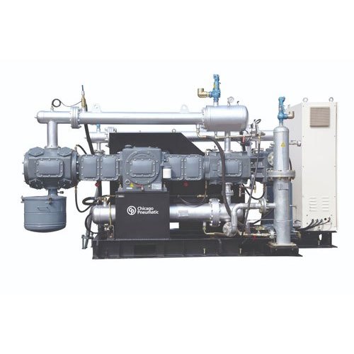 40 HP Chicago Pneumatic Oil Free Air Piston Compressor, Discharge Pressure: 25 Psi