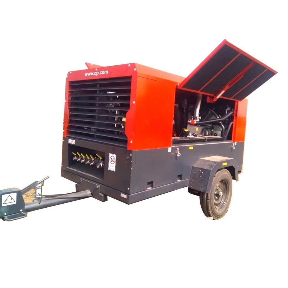 Cp 150 HP Chicago Pneumatic Reciprocating Air Compressor, Maximum Flow Rate (CFM): 1000 Cfm, Model Name/Number: Cps 550-200