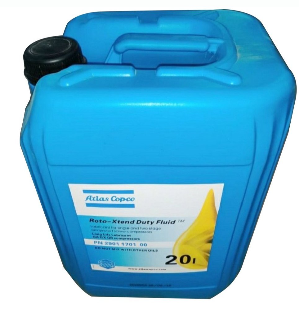 Fully Synthetic Atlas Copco Xtend Duty Compressor Oil NSI Equivalent, For Industrial, Packaging Type: Can