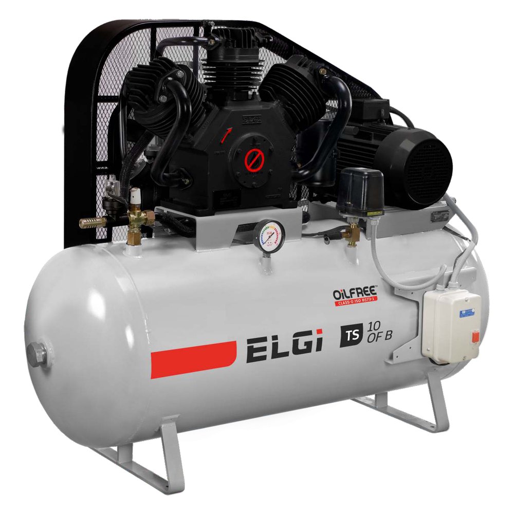 Automatic 10 HP ELGi Oil Free Air Compressor