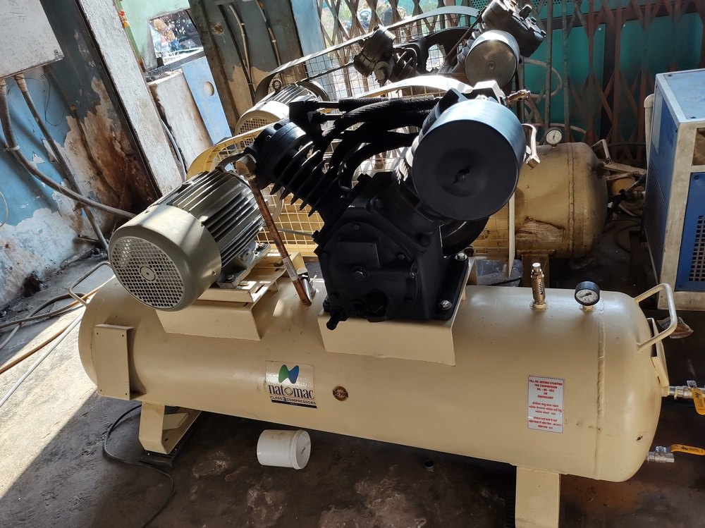 NATOMAC 10HP Reciprocating Air Compressor, Air Tank Capacity: 300 Ltr, Model Name/Number: NE-7545