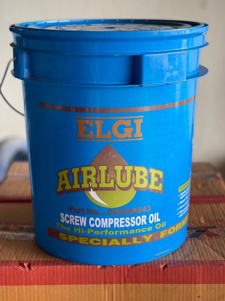CUMMINS Elgi Airlub Oil For Screw Compressor, Packaging Type: Bucket