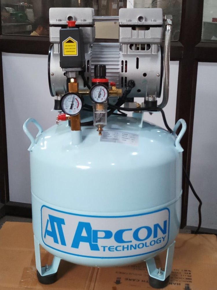 0.75 To 4 HP AC Single Phase Dental Air Compressor, Air Tank Capacity: 25- 150 Liter