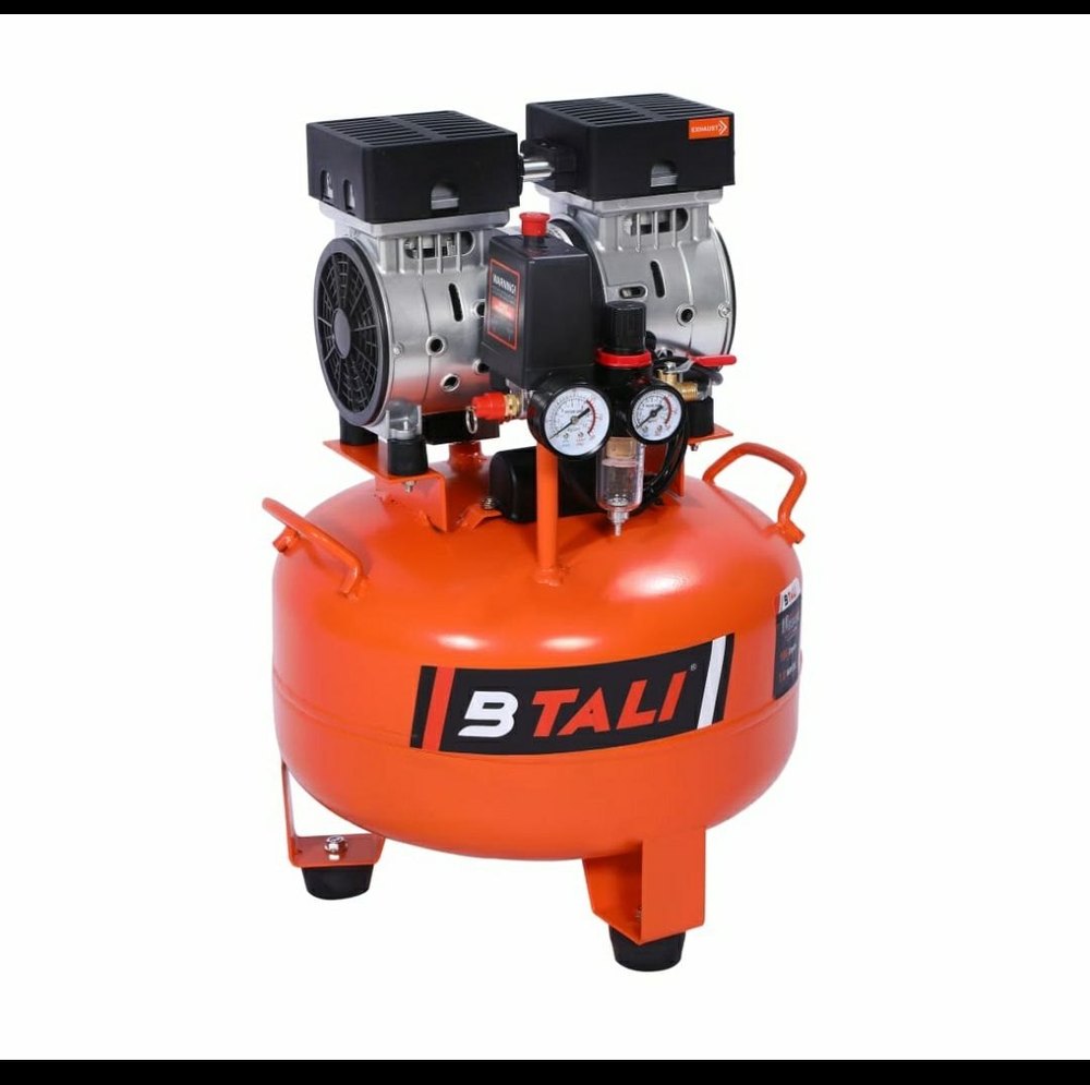 Btali 30 ltr Oil Free Dental Compressor 1Hp