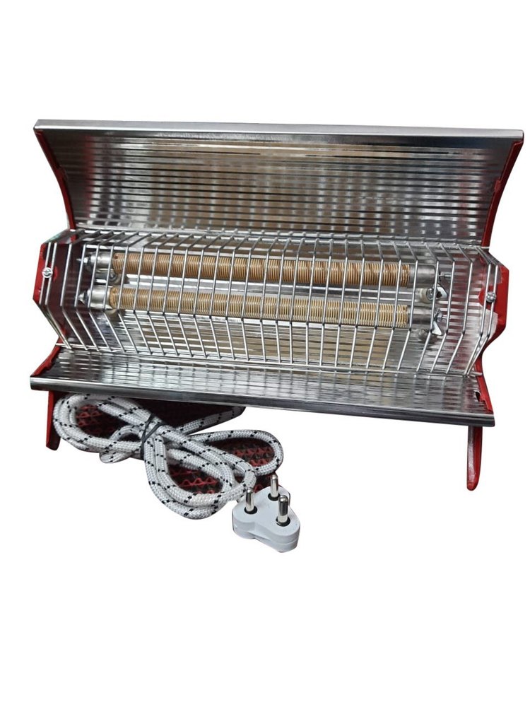 Stainless Steel 650Watt Electric Room Heater, For Heating, 230 V