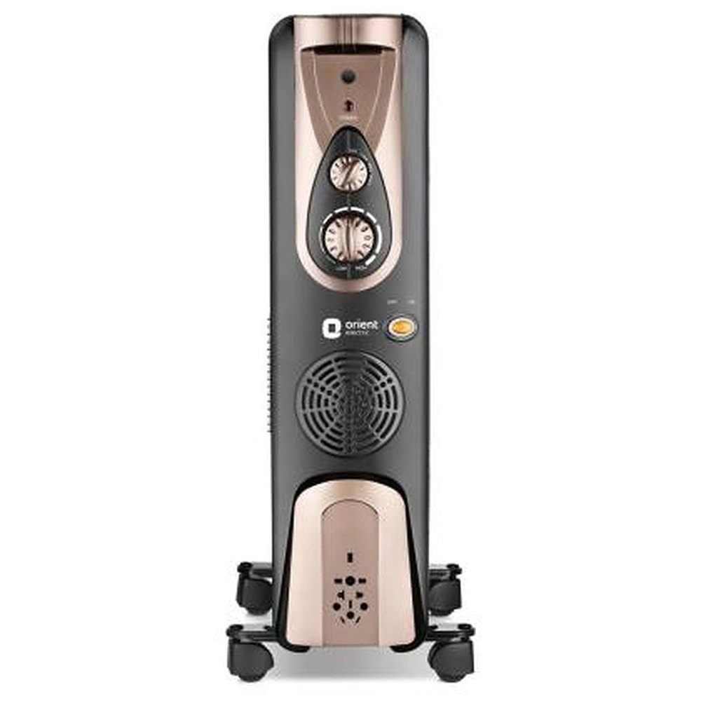2900w metal Orient Oil Heater, Black