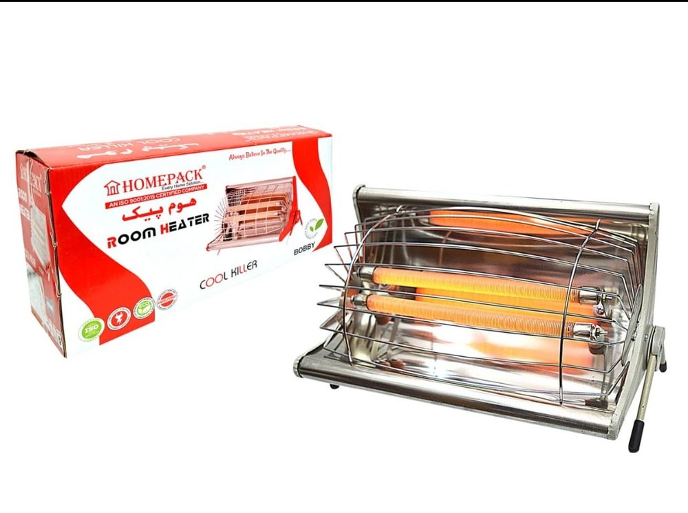 2000 W Stainless Steel Homepack Bobby Room Heater, 220 V
