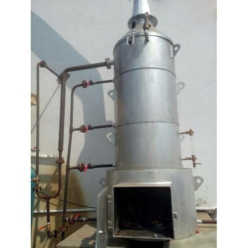 Wood Fired 200 kg/hr Vertical Steam Boiler