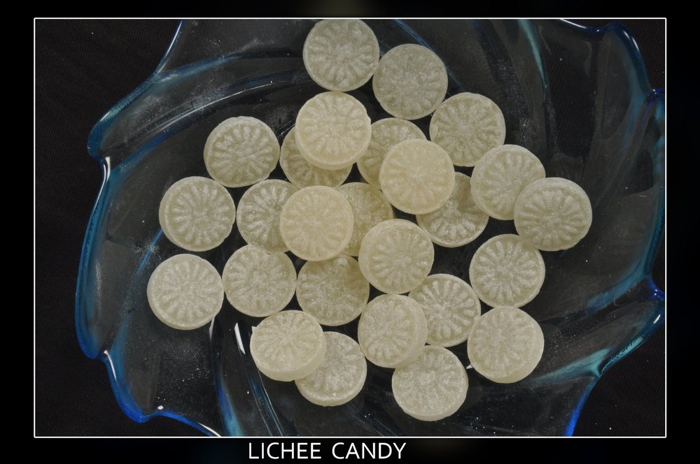 White Round Aarson\'s Litchi Flavoured Candy, Packaging Type: Loose