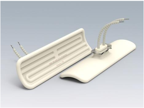 Ceramicx White Full Trough Element (FTE) Ceramic Infrared Heaters, 230v