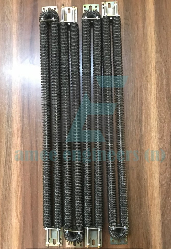 Ss202/Ss304 / Ss316 / Inconel Finned Air Heater, 24 V