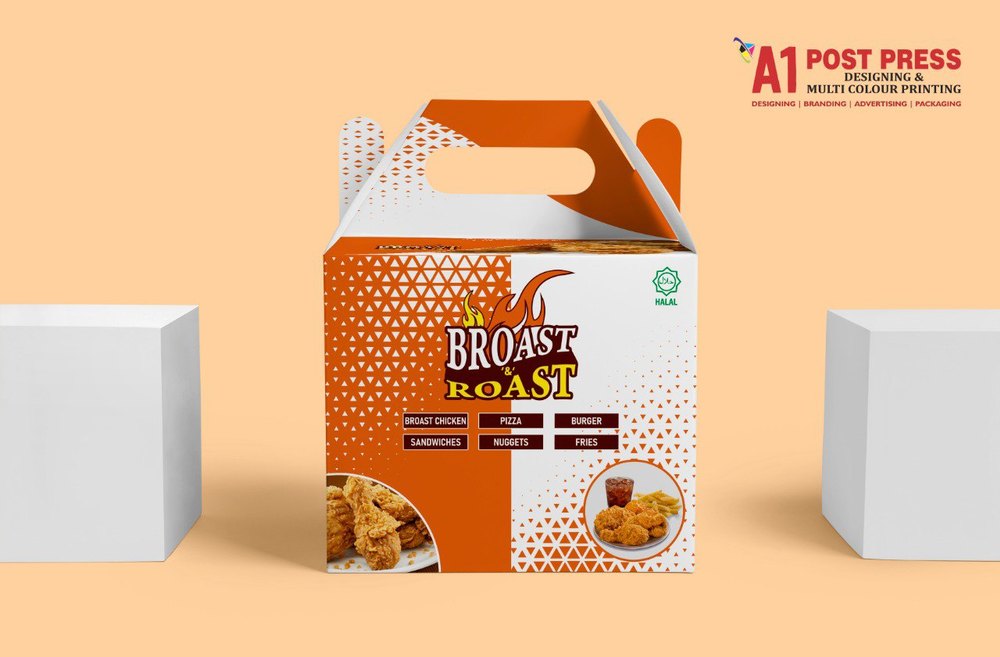 Packaging Size: 7x5x6 Inches (LxWxH) Broasted Chicken Box (9 Pcs Fried Chicken), 300