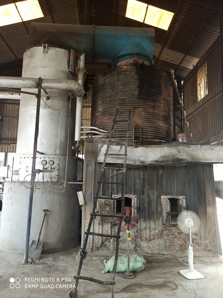 Mild Steel Round Used Thermic Fluid Heater, For Industrial, Pipeline