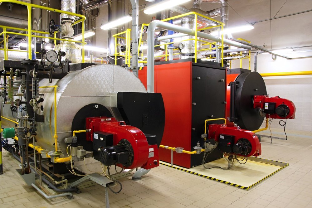 Oil & Gas Fired Mild Steel Thermic Fluid Boiler, Capacity: 100000 Litre/Day