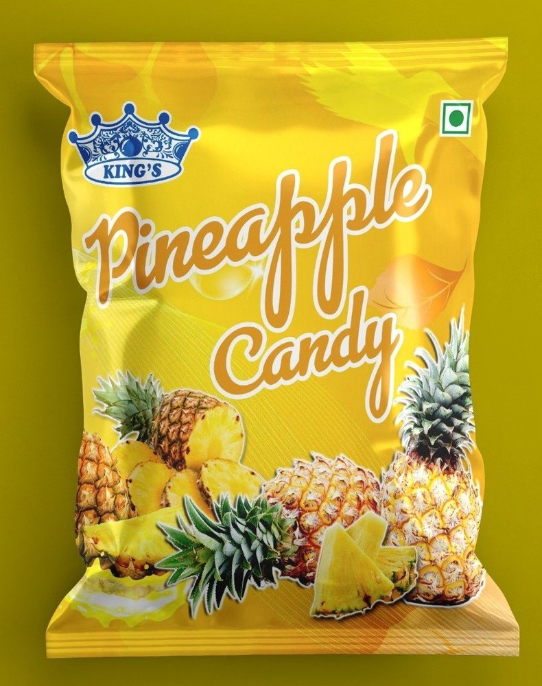 King\'s Yellow Sweet Pineapple Candy, Packaging Type: Packet, Packaging Size: 120pcs