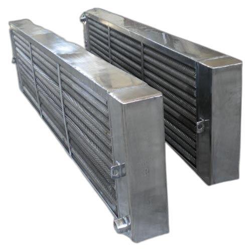Steam, Water & Oil Mild steel Industrial Steam Heater, For Boiler