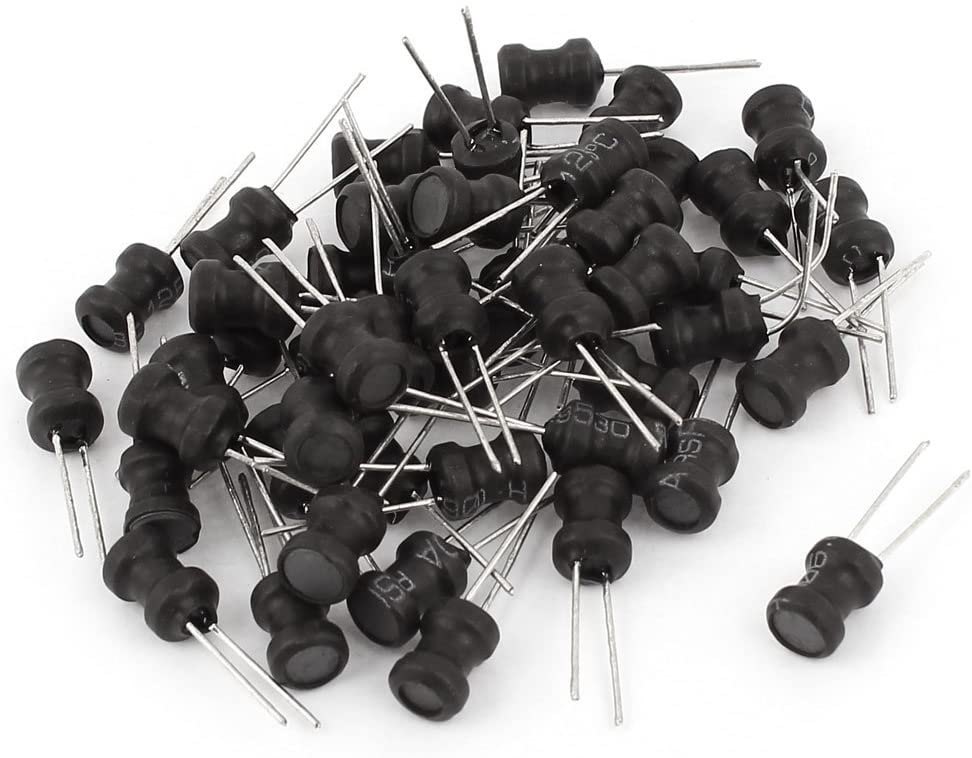 1uh To 10mh Copper Radial Inductors / Drum Inductors 9mmX12mm (DIP)