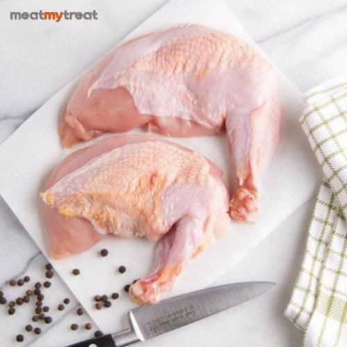 Meatmytreat Chicken Breast With Skin, For Restaurants