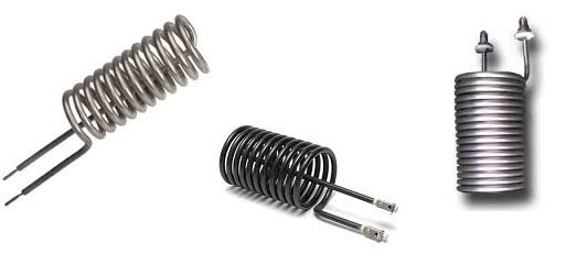 Stainless Steel Coil Type Heaters, 350 W, 230 V