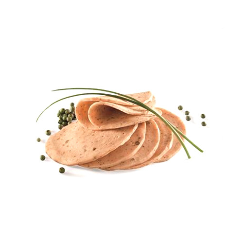 Chicken Salami Slices, for Restaurant, Mess, Household, Packaging Type: Poly Block