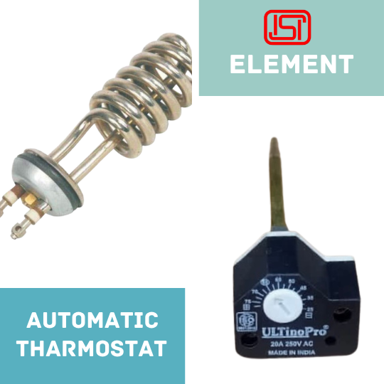 Instant Water Heater Element tharmostat, For Geysers, 3000 W
