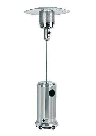 Stainless Steel Patio Heater, 240 V, 3000